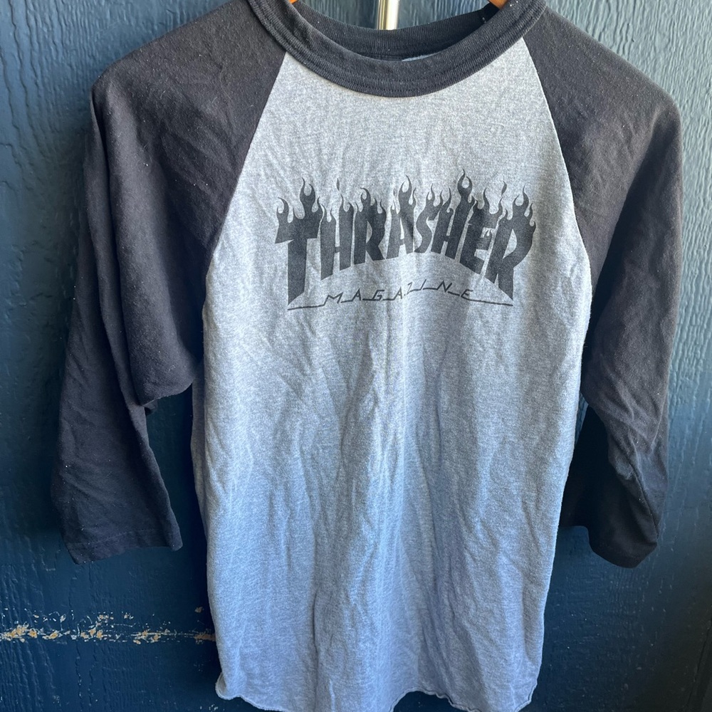 Augusta Sportswear Black and Gray Graphic Tee